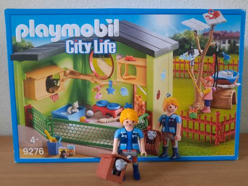 Playmobil kattenverblijf 9276, Kinderen en Baby's, Speelgoed | Playmobil, Zo goed als nieuw, Complete set, Ophalen of Verzenden