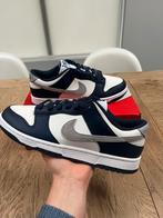 Nike Dunk Low “Midnight Navy” Maat 45, Ophalen of Verzenden, Zo goed als nieuw, Blauw