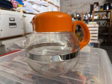 Retro Theepot - Oranje Accent beschikbaar voor biedingen