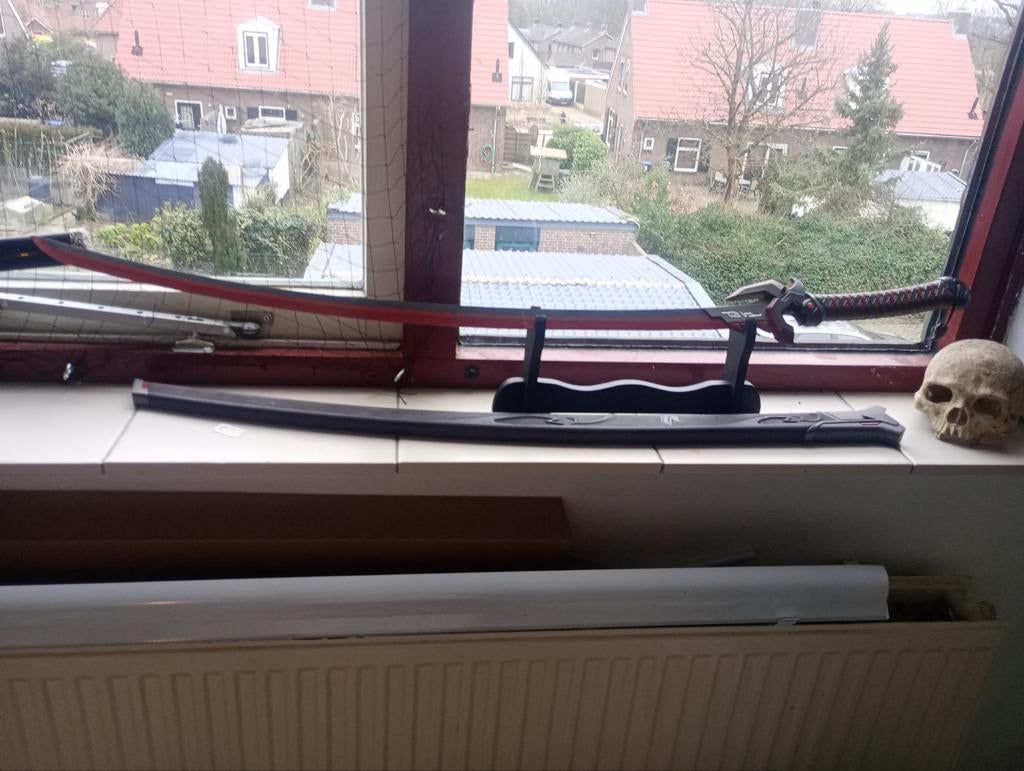 Rood zwart katana, Ophalen of Verzenden, Overige