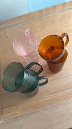 6 gekleurde theeglazen van Zara Home, Huis en Inrichting, Ophalen of Verzenden, Zo goed als nieuw