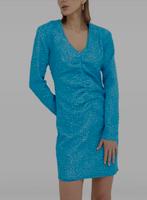 Gestuz Blauwe Feestjurk Maat 36, Kleding | Dames, Jurken, Zo goed als nieuw, Gestuz, Maat 36 (S), Boven de knie