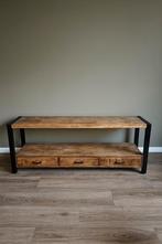 Mango Houten TV Meubel - 150cm, Ophalen, 150 tot 200 cm, Zo goed als nieuw, Metaal