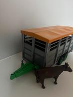 Bruder veetransportaanhanger met koe, Kinderen en Baby's, Speelgoed | Speelgoedvoertuigen, Ophalen of Verzenden, Zo goed als nieuw