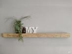 Massief houten wandplank | EIKEN | decoratief schap | 123cm, Houtatelier M.Y., Info@myhoutatelier.nl, Nieuw, Ophalen of Verzenden