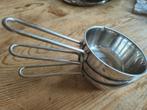 3 mini steel pannetjes, Huis en Inrichting, Ophalen of Verzenden, Overige materialen