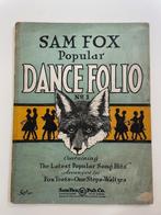 Oude bladmuziek, USA 1921, Sam Fox Dance folio, Ophalen of Verzenden, Gebruikt, Artiest of Componist