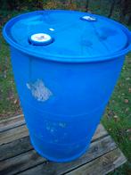 Blauwe 200 liter tonnen met dubbele rand voor vlotten bouw, 150 liter of meer, Ophalen, Gebruikt, Kunststof