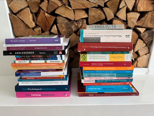 Psychologie en orthopedagogiek boeken, Boeken, Partijen en Verzamelingen, Gelezen, School, Studie en Wetenschap, Ophalen of Verzenden