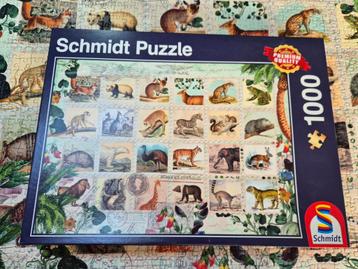 Schmidt puzzle 1000 Aimee Stewart. Wildlife stamp collection beschikbaar voor biedingen