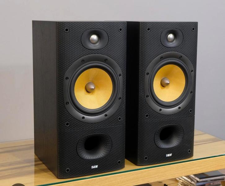 B&W 602 S3 Black, Audio, Tv en Foto, Luidsprekers, Zo goed als nieuw, Front, Rear of Stereo speakers, 120 watt of meer, Bowers & Wilkins (B&W)