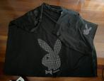 Beddengoed - playboy - satijn - zwart, Eenpersoons, Verzenden, Zwart, Dekbedovertrek