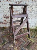 Brocante/ industriële Franse trap / allegonda, Antiek en Kunst, Ophalen of Verzenden