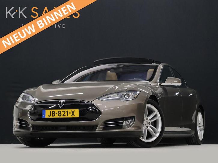 Tesla Model S 85D Base [SCHUIFKANTELDAK AUTOPILOT, ELEKTRISC, Auto's, Tesla, Bedrijf, Te koop, Model S, 4x4, ABS, Achteruitrijcamera