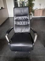 Relax fauteuil, relax stoel, draaistoel, Huis en Inrichting, Fauteuils, Ophalen, Minder dan 75 cm, Leer, Zo goed als nieuw
