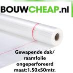 Onderdakfolie bij Bouwcheap goedkoopste, Doe-het-zelf en Verbouw, Dakpannen en Dakbedekking, Ophalen of Verzenden, Nieuw, Kunststof