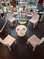 Kartell stoelen 4 stuks, Huis en Inrichting, Kunststof, Gebruikt, Wit, Vintage