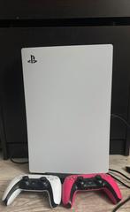 PlayStation 5 met 2 controllers, Spelcomputers en Games, Spelcomputers | Sony PlayStation 5, Ophalen of Verzenden, Zo goed als nieuw