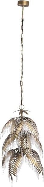 PTMD Zaldis Ronde Hanglamp Palm Bladeren - H178 x Ø55 cm - M, Huis en Inrichting, Ptmd, Info@ptmd.nl, Nieuw, Ophalen of Verzenden