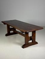 Kloostertafel eettafel antiek eiken 230cm landelijk, Antiek en Kunst, Ophalen