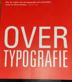Over Typografie - David Jury, Ophalen of Verzenden, Gelezen, Fotografie algemeen, David Jury