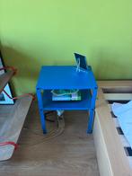 IKEA Knarrevik Nachtkastje - Blauw, Ophalen, Gebruikt, Minder dan 55 cm, 45 tot 60 cm