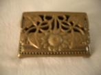 postzegeldoos brons antiek verzamelen postzegel doos sfeer, Antiek en Kunst, Ophalen of Verzenden, Brons