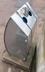 RVS Afvalbak/ Prullenbak met Betonvoet - Nieuw, Ophalen of Verzenden, Nieuw