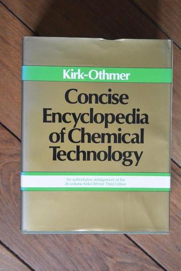 Concise Encyclopedia of Chemical Technology Kirk-Othmer  beschikbaar voor biedingen