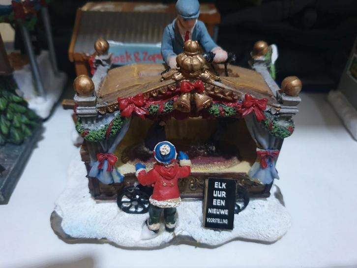 Hollands Poppenvoorstelling typisch kraam kerstdorp kerst, Diversen, Kerst, Zo goed als nieuw, Ophalen