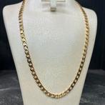 14k gouden ketting collier maasief cuban schakel, Sieraden, Tassen en Uiterlijk, Ophalen of Verzenden
