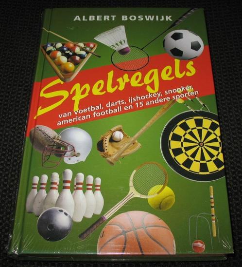 Spelregels voetbal darts ijshockey snooker Albert Boswijk, Boeken, Sportboeken, Nieuw, Balsport, Ophalen of Verzenden