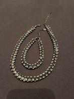 Otazu Stijl Zilver Set - Ketting & Armband, Ophalen of Verzenden, Zo goed als nieuw, Met edelsteen, Zilver