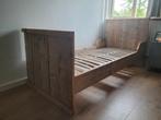 Steigerhouten bed 200x90, Huis en Inrichting, Slaapkamer | Bedden, Ophalen, Gebruikt, 90 cm, Eenpersoons