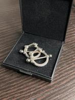 Ouroboros Tepel Piercings - Slangen Design, Ophalen of Verzenden, Nieuw, Staal, Overige typen