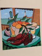 Origineel litho - fernando bellver - madrid - mediterraneo, Antiek en Kunst, Ophalen of Verzenden