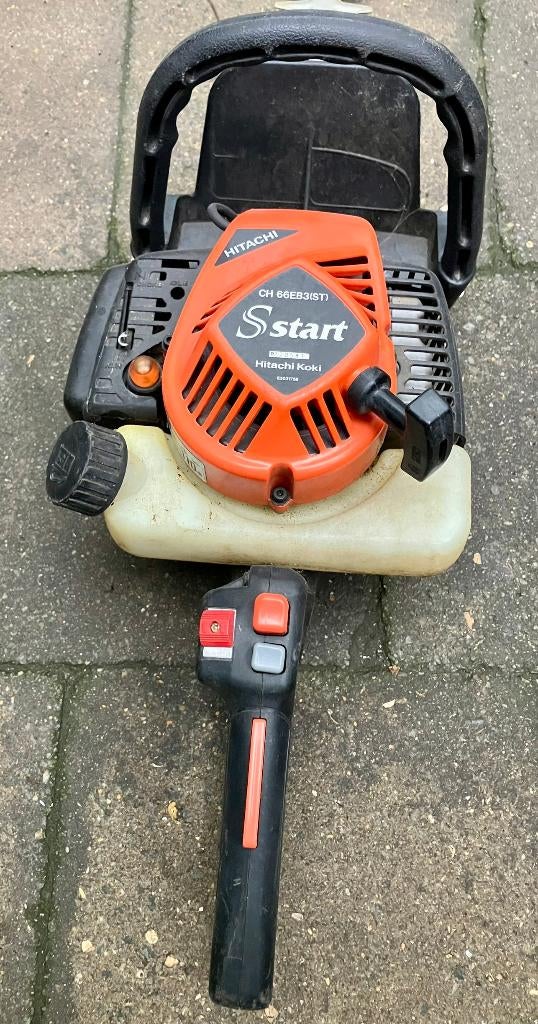 motor heggenschaar Hitachi Koki starten is lopen., Ophalen, Gebruikt, Benzine, Hitachi