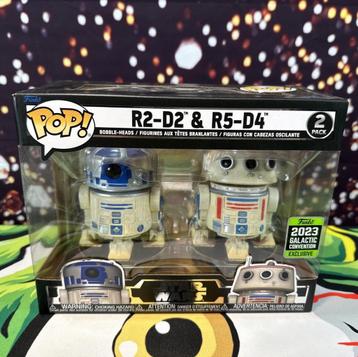 Funko Pop Star wars R2-D2 & R5-D4 Exclusive beschikbaar voor biedingen