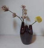 Vaas keramiek burgundy incl PTMD takken H21 vase Nieuw, Overige kleuren, Aardewerk of Porselein, Nieuw, Ophalen of Verzenden