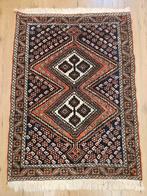 Vintage handgeknoopt perzisch tapijt afshar 116x79, Info@SlatsAntiek.nl, 100 tot 150 cm, Perzisch, Rechthoekig