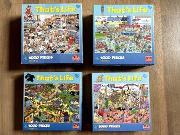 That's Life-puzzels van 1000 stukjes: vier voor €4 beschikbaar voor biedingen