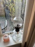 Antieke olielamp van glas, Antiek en Kunst, Antiek | Lampen, Ophalen