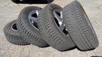Continental 205/60 R16 met lichtmetalen velgen x4 - Ford, Gebruikt, 16 inch, Banden en Velgen, Personenwagen