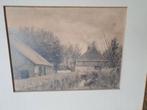 Orig grafiet tekening Cornelis Stroo Hilversum, Antiek en Kunst, Ophalen