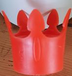 Koning koningsdag oranje mini mini kroon plastic, Nieuw, Ophalen of Verzenden
