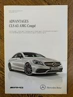 Productinformatiebrochure Mercedes-Benz CLS 63 AMG C218 2014, Nieuw, Mercedes-Benz, Mercedes, Ophalen of Verzenden