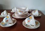 Vintage Engels koffie / theeservies met gebakstel, 20 delig, Ophalen of Verzenden, Zo goed als nieuw, Overige stijlen, Kop(pen) en/of Schotel(s)