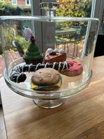 Glazen Stolp met Decoratieve Voedselitems, Huis en Inrichting, Woonaccessoires | Etagères, Ophalen of Verzenden, Zo goed als nieuw