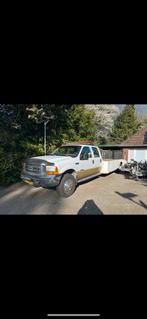 Ford F450 Powerstroke Autotransport, Automaat, Beige, Wit, Bedrijf