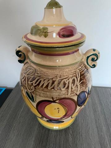 Grote rumtopf  zie op foto’s  beschikbaar voor biedingen